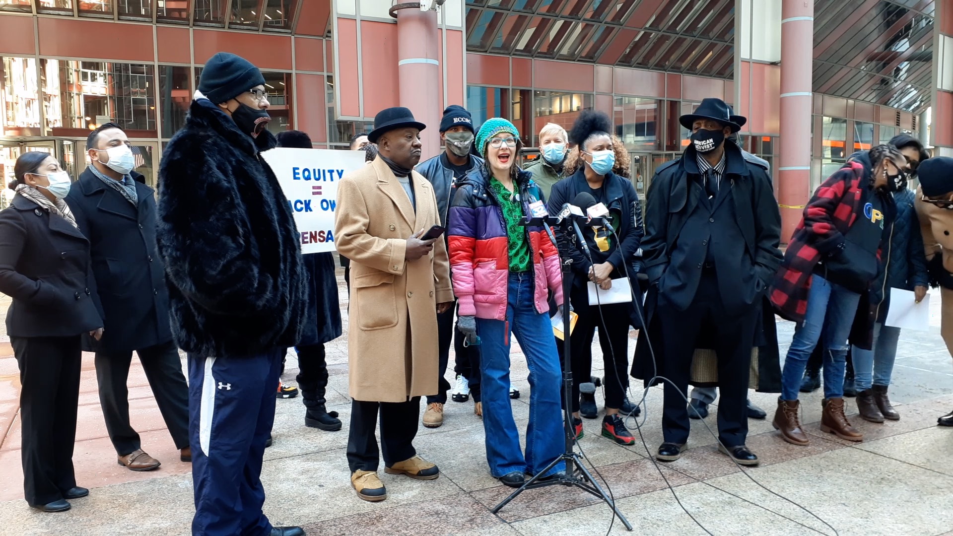 Chicago Social Equity Rights Press Conference Anna Rose II-Epstein 02-23-2021