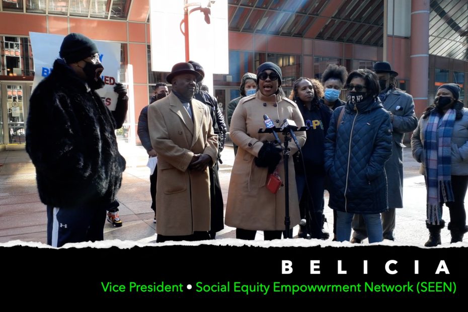 Chicago Social Equity Rights Press Conference Belicia 02-23-2021