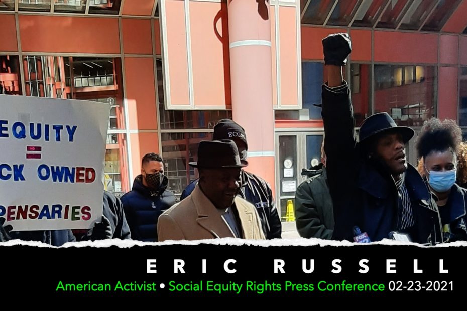 Chicago Social Equity Rights Press Conference Eric Russell 02-23-2021