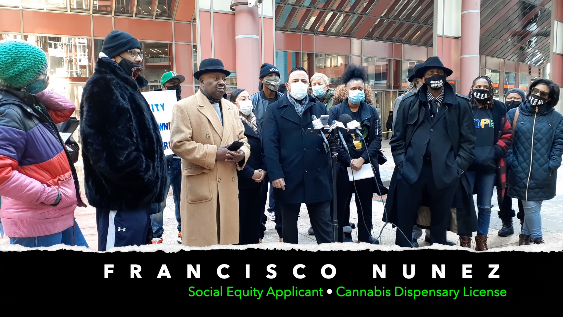 Chicago Social Equity Rights Press Conference Francisco Nunez 02-23-2021